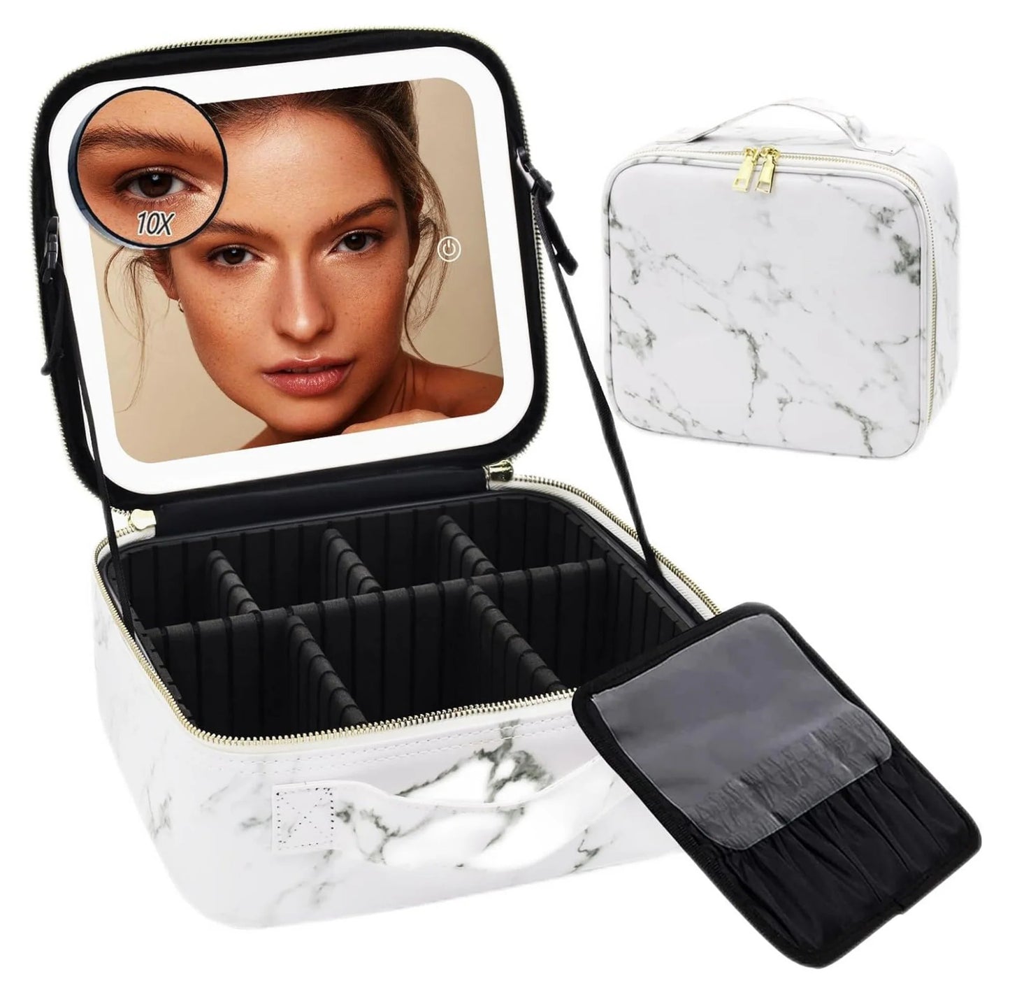 Ahlexa LED Makeup Bag