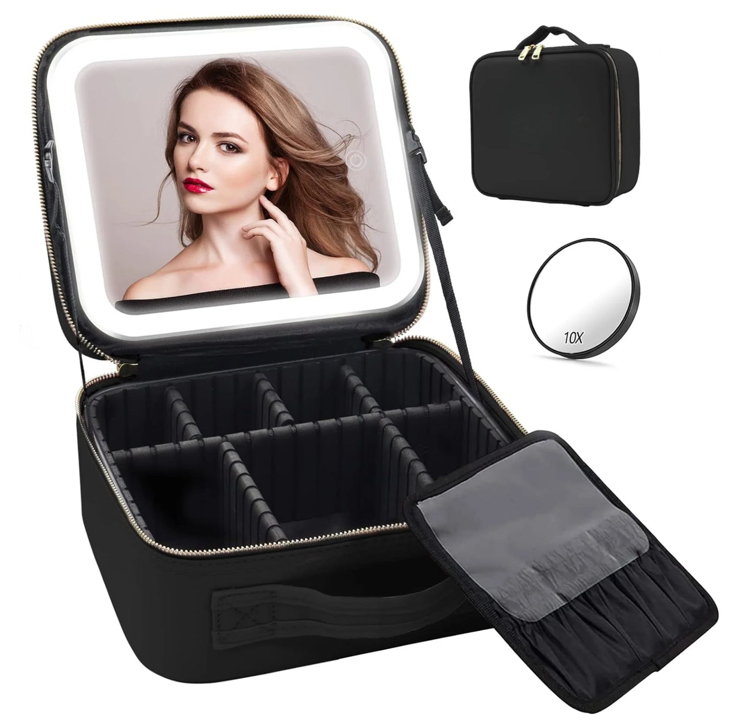 Ahlexa LED Makeup Bag